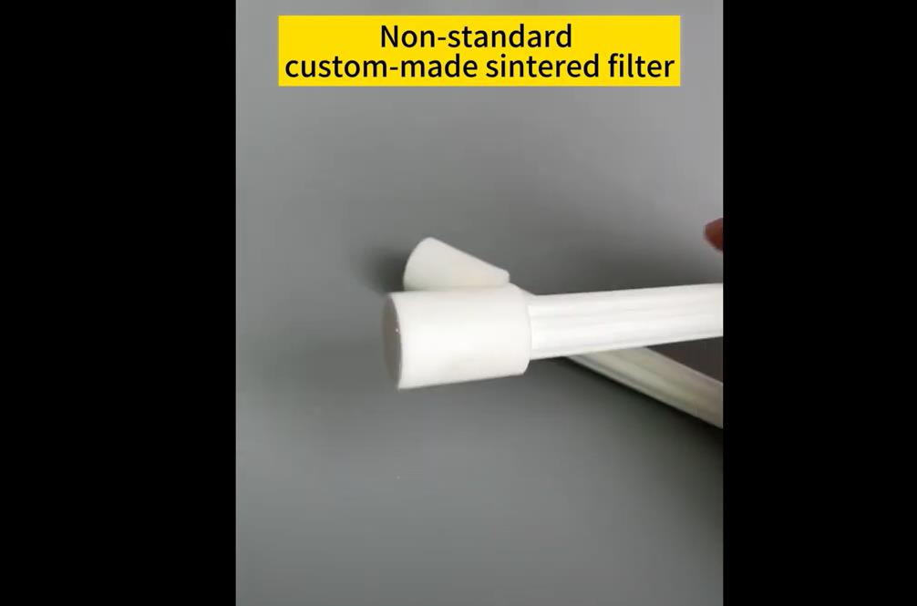 Non-standard custom-made sintered filter2